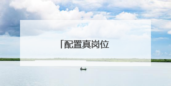配置真岗位 体味真乡情